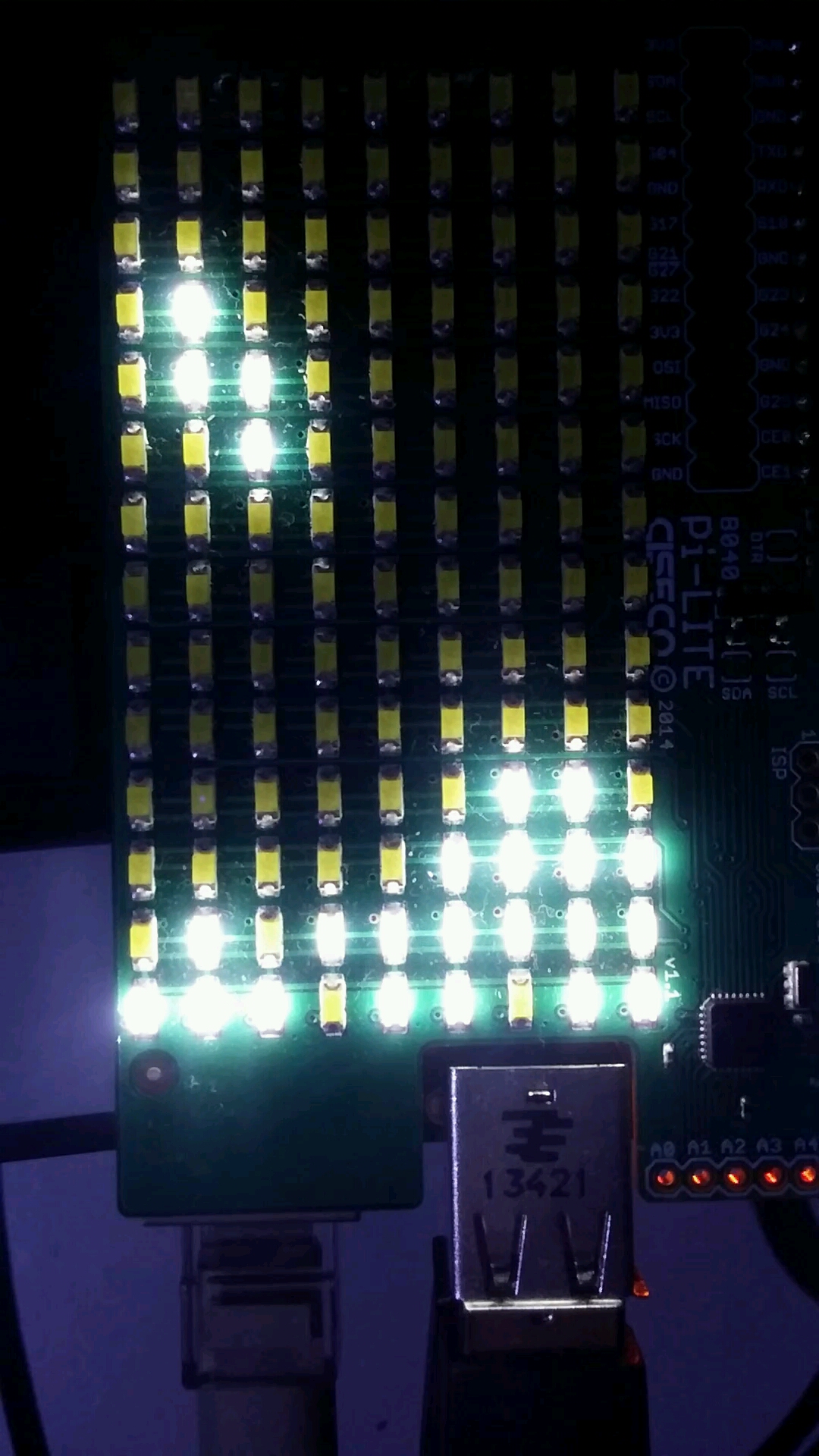Tetris on a Raspberry Pi using the PiLite - Raspberry Pi Pod and micro:bit  base